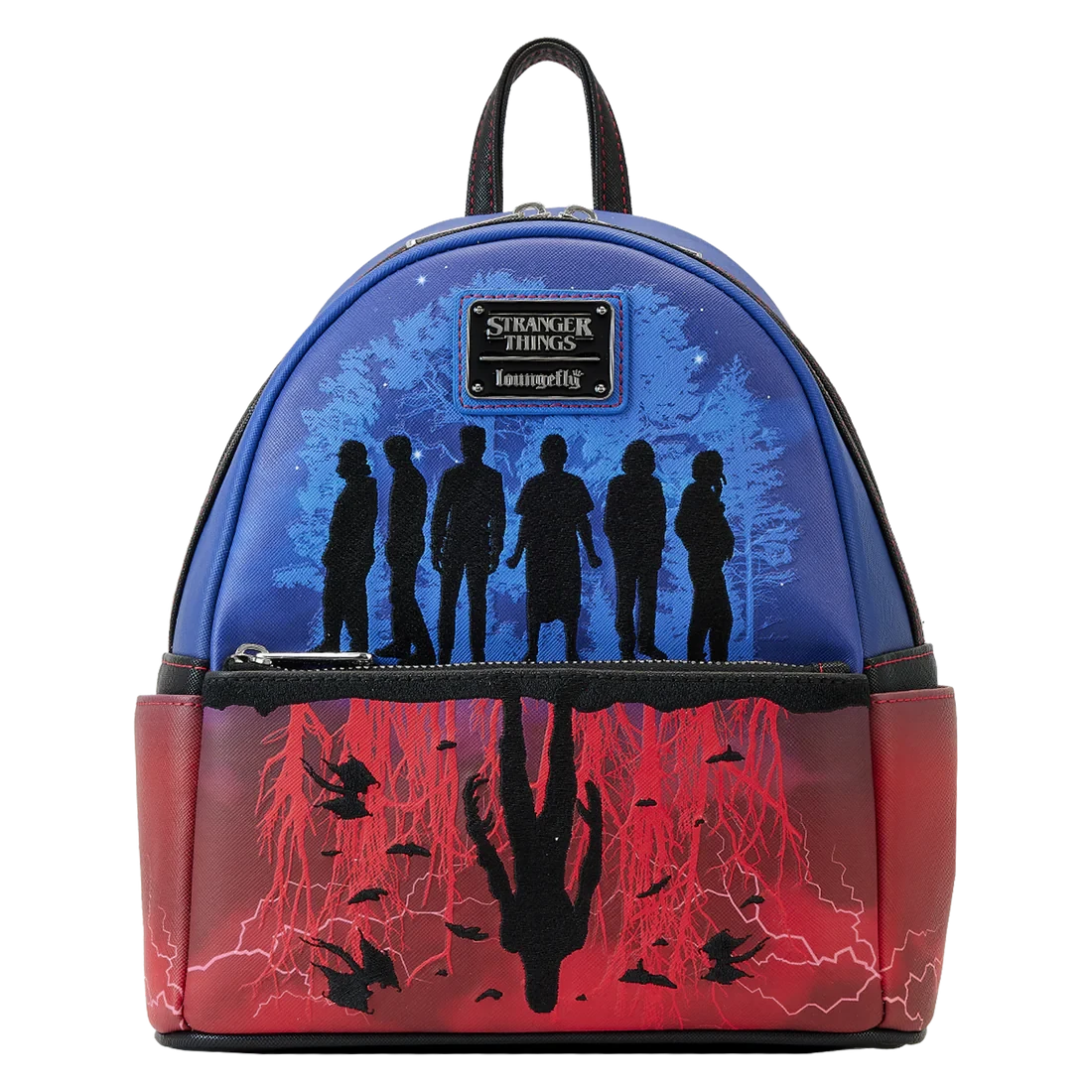 Stranger Things: Loungefly Mini Backpack: Upside Down Shadows 6 Stranger Things: Loungefly Mini Backpack: Upside Down Shadows - Image 4