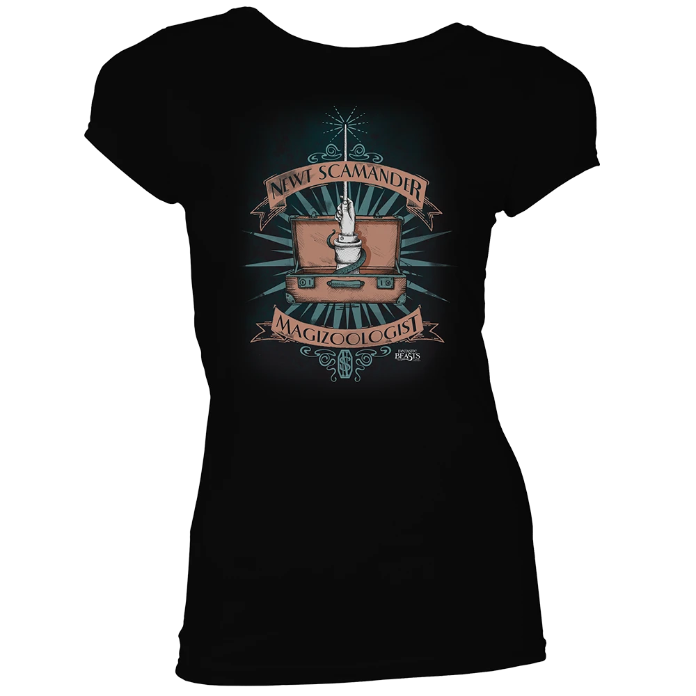 Fantastic Beasts: Women's Fit T-Shirt: Magizoologist 4 Fantastic Beasts: Women's Fit T-Shirt: Magizoologist - Image 2