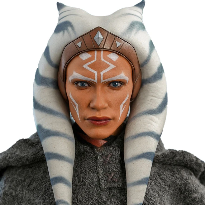 Star Wars: The Mandalorian: Hot Toys Action Figure Twin Set: Ahsoka Tano & Grogu 6 Star Wars: The Mandalorian: Hot Toys Action Figure Twin Set: Ahsoka Tano & Grogu - Image 4