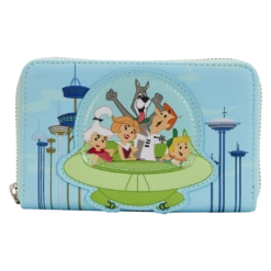 The Jetsons: Loungefly Zip Around Wallet: Spaceship -Fashion Select Toys Store b6783856fe85a17f8141a3a747478cf843c0