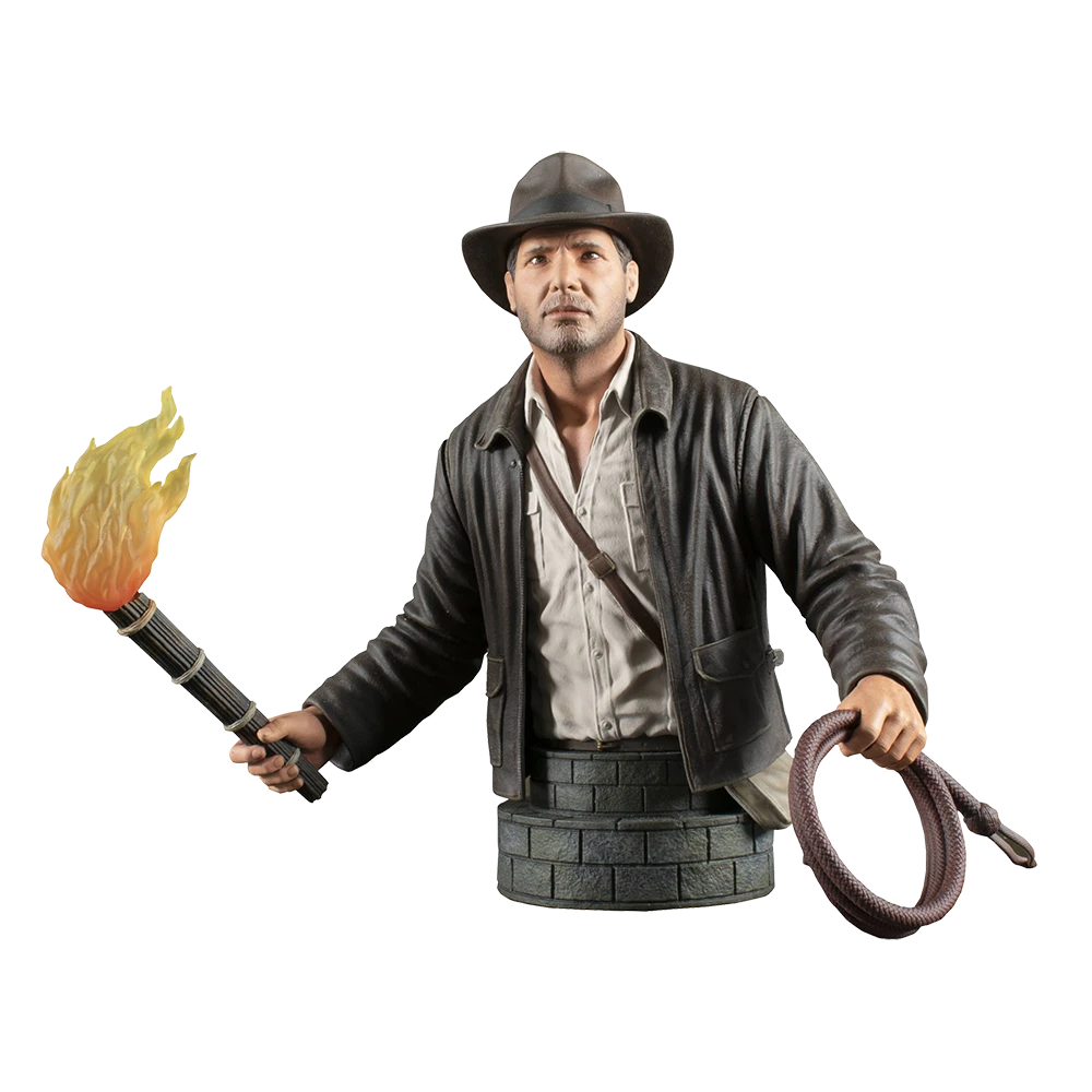 Indiana Jones: Raiders Of The Lost Ark: 1/6 Scale Mini-Bust: Indiana Jones 3 Indiana Jones: Raiders Of The Lost Ark: 1/6 Scale Mini-Bust: Indiana Jones