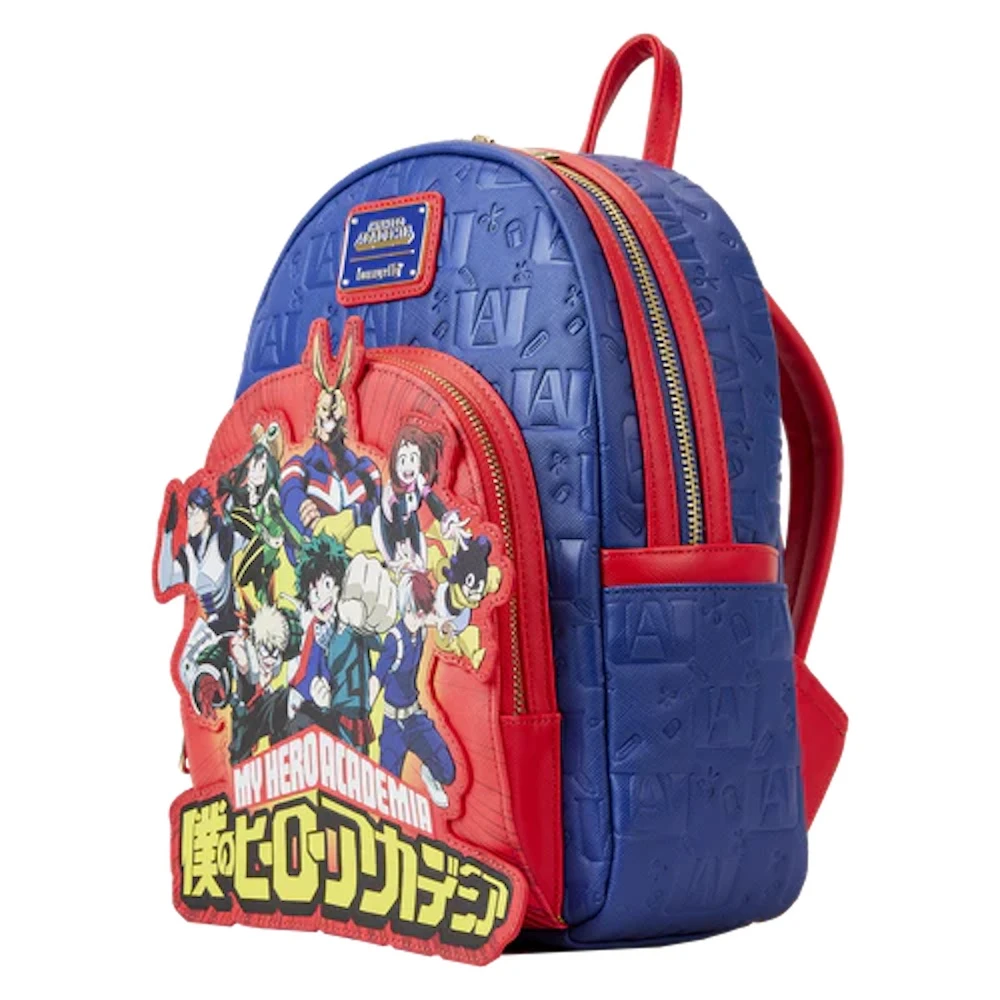 My Hero Academia: Loungefly Mini Backpack: Group Debossed Logo 4 My Hero Academia: Loungefly Mini Backpack: Group Debossed Logo - Image 2