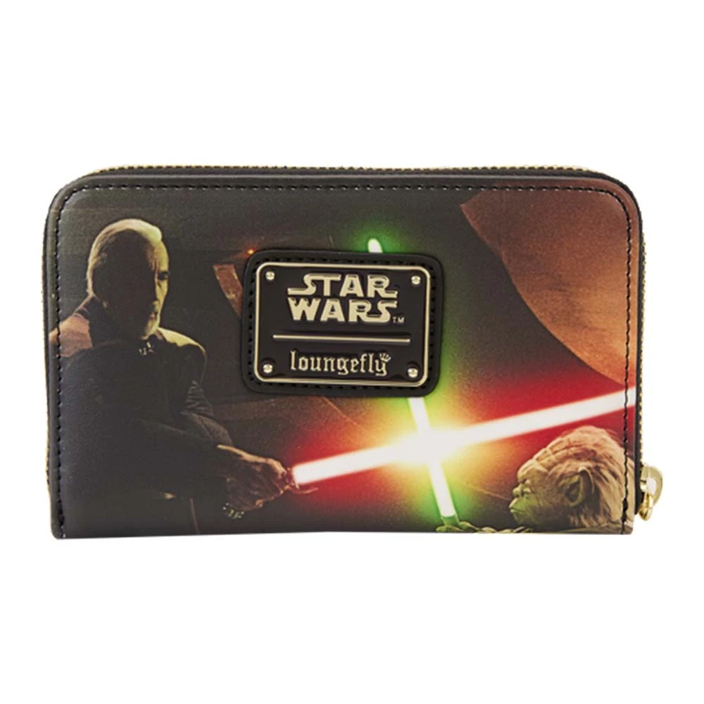 Star Wars: Attack Of The Clones: Loungefly Zip Around Wallet: Scene 3 Star Wars: Attack Of The Clones: Loungefly Zip Around Wallet: Scene