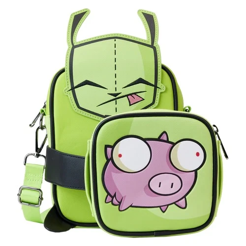 Nickelodeon: Invader Zim: Loungefly Cosplay Crossbuddies Bag: Gir 8 Nickelodeon: Invader Zim: Loungefly Cosplay Crossbuddies Bag: Gir - Image 6