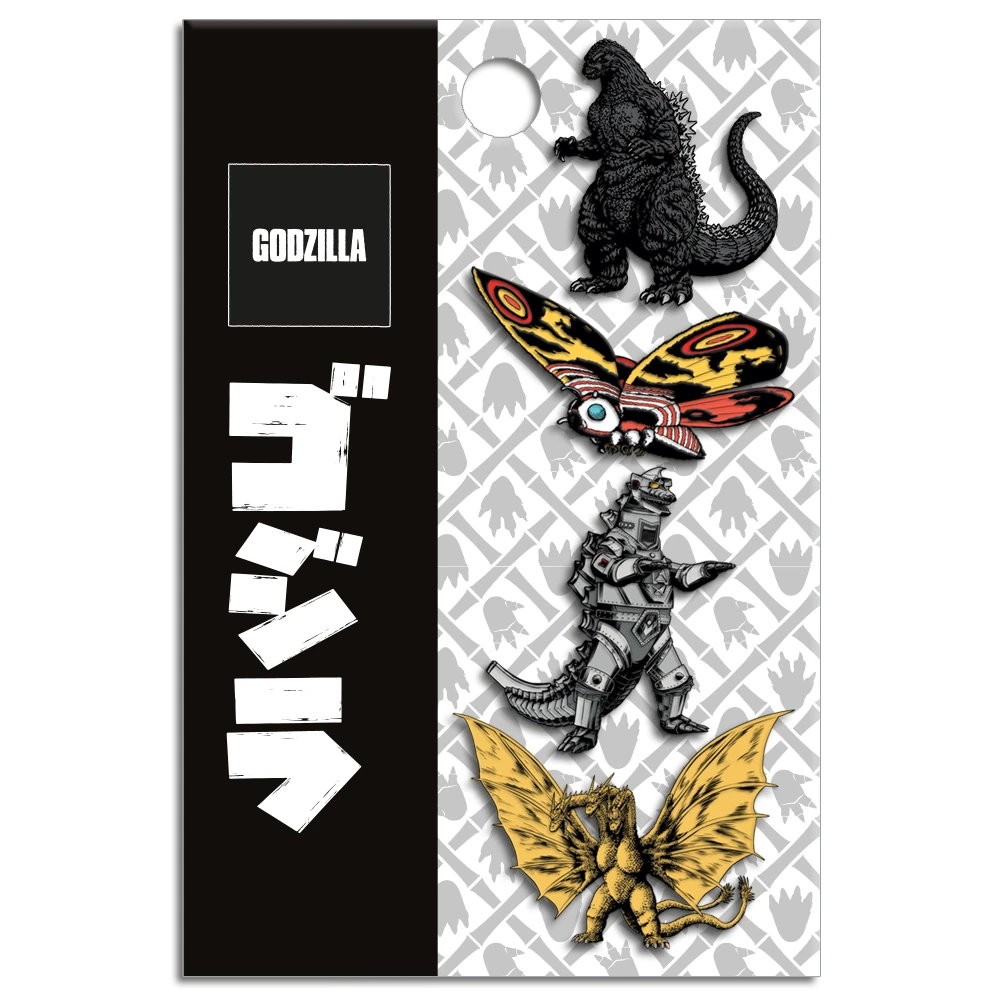 Godzilla: Enamel Pin Badge Set: Monsters 7 Godzilla: Enamel Pin Badge Set: Monsters - Image 5
