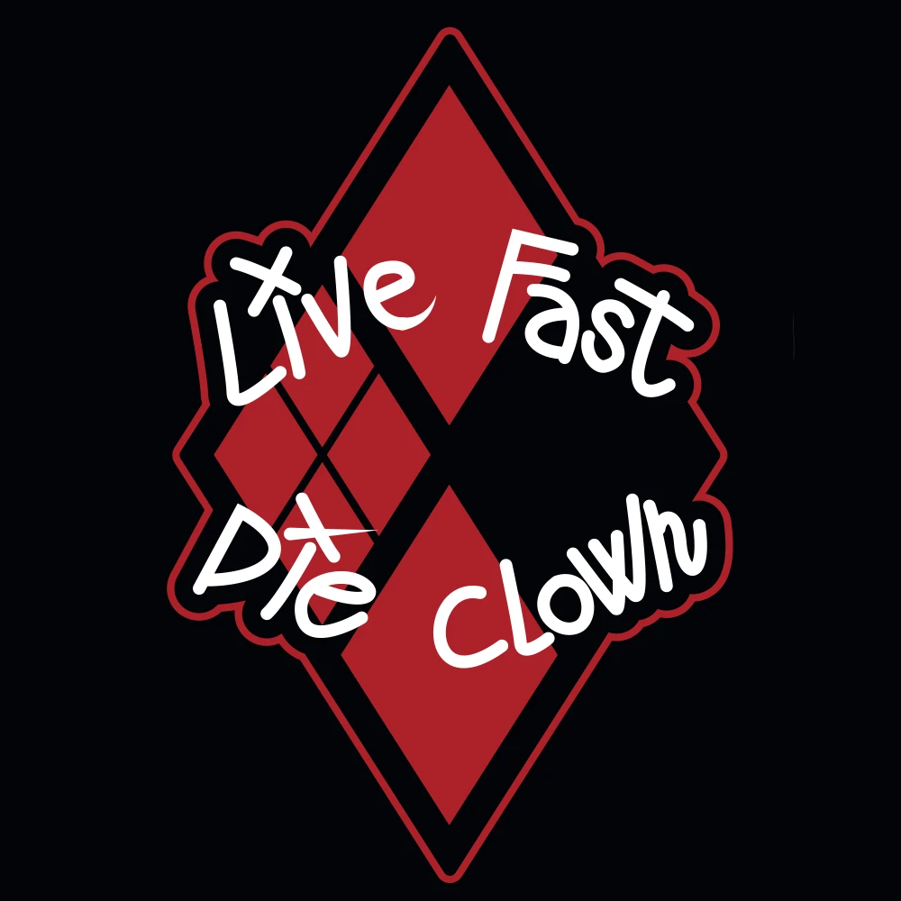 The Suicide Squad: Women's Fit T-Shirt: Live Fast Die Clown 4 The Suicide Squad: Women's Fit T-Shirt: Live Fast Die Clown - Image 2