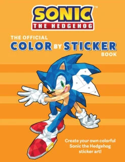 Sonic The Hedgehog: The Official Color By Sticker Book
