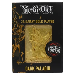 Yu-Gi-Oh!: Limited Edition 24k Gold Plated Collectible Metal Card: Dark Paladin
