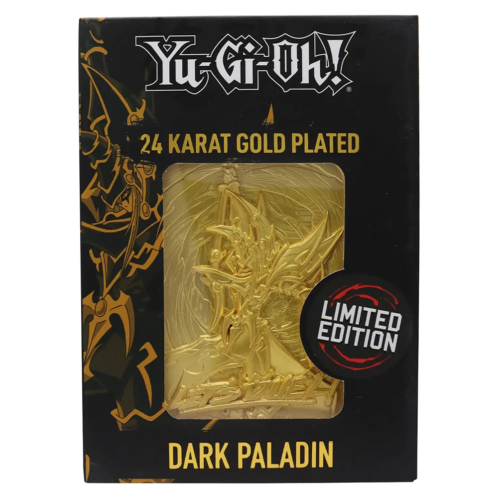 Yu-Gi-Oh!: Limited Edition 24k Gold Plated Collectible Metal Card: Dark Paladin 3 Yu-Gi-Oh!: Limited Edition 24k Gold Plated Collectible Metal Card: Dark Paladin