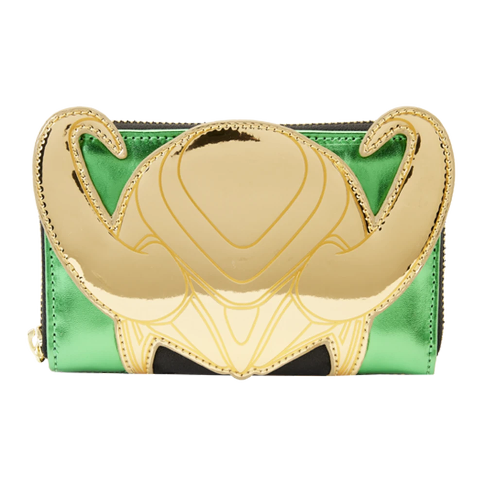 Marvel: Loungefly Zip Around Wallet: Loki (Metallic) 4 Marvel: Loungefly Zip Around Wallet: Loki (Metallic) - Image 2