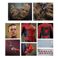 Spider-Man: Now Way Home: Hot Toys 1/6 Scale Action Figure: Friendly Neighborhood Spiderman (Deluxe) -Fashion Select Toys Store ce09b7c156a2c04a61757cde67a9f1156697