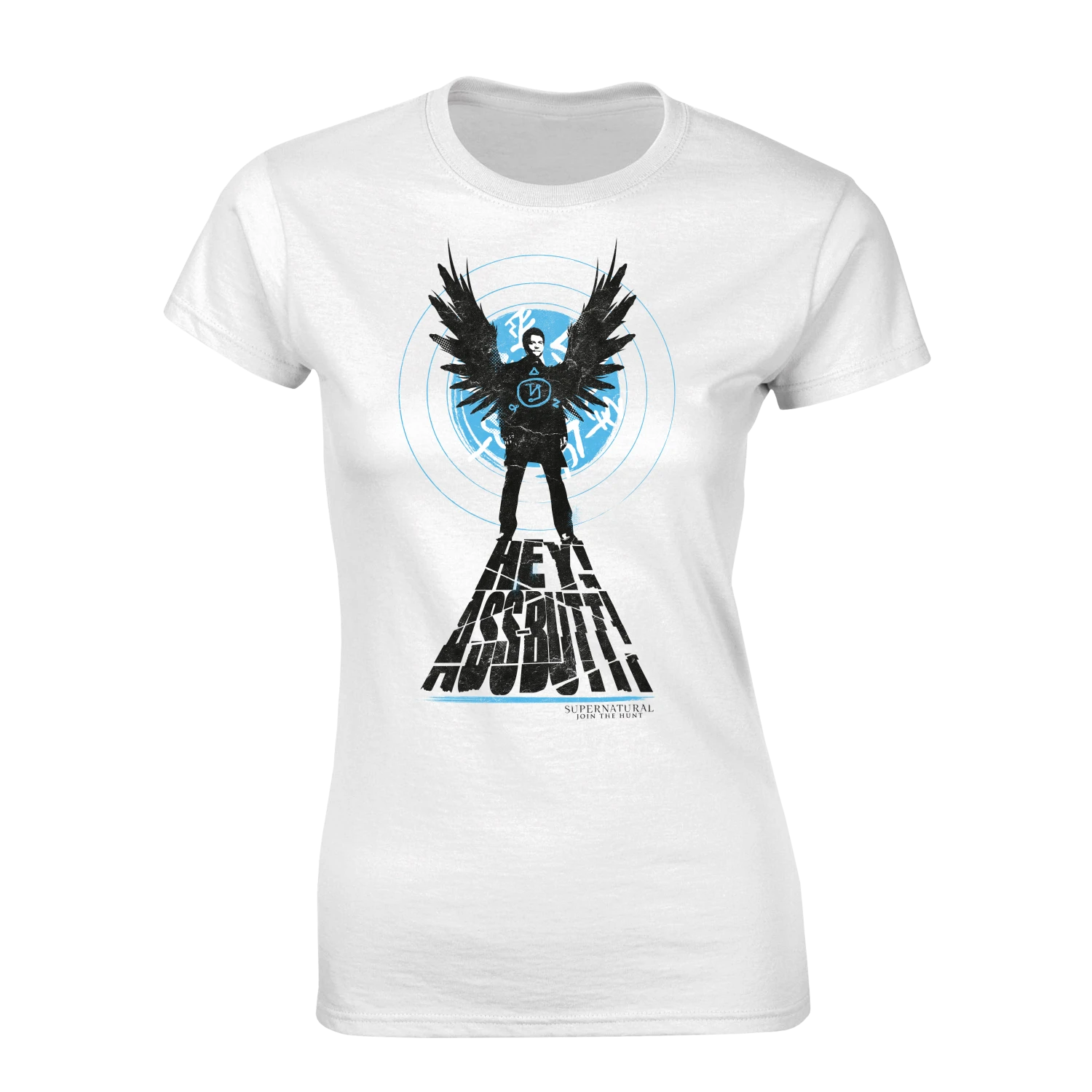 Supernatural: Women's Fit T-Shirt: Castiel 3 Supernatural: Women's Fit T-Shirt: Castiel