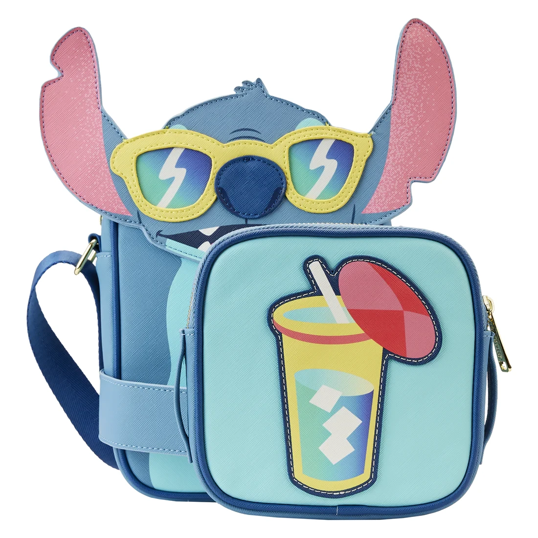 Disney: Lilo & Stitch: Loungefly Crossbuddy Bag: Stitch Beach Day 8 Disney: Lilo & Stitch: Loungefly Crossbuddy Bag: Stitch Beach Day - Image 6