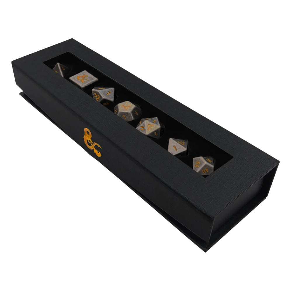 Dungeons & Dragons: RPG Dice Set: Heavy Metal: Realmspace 3 Dungeons & Dragons: RPG Dice Set: Heavy Metal: Realmspace