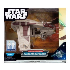 Star Wars: Micro Galaxy Squadron: Deluxe Vehicle Set: LAAT & Clone Pilot -Fashion Select Toys Store d4c6acb40d950c2993810b171a0328f27d22