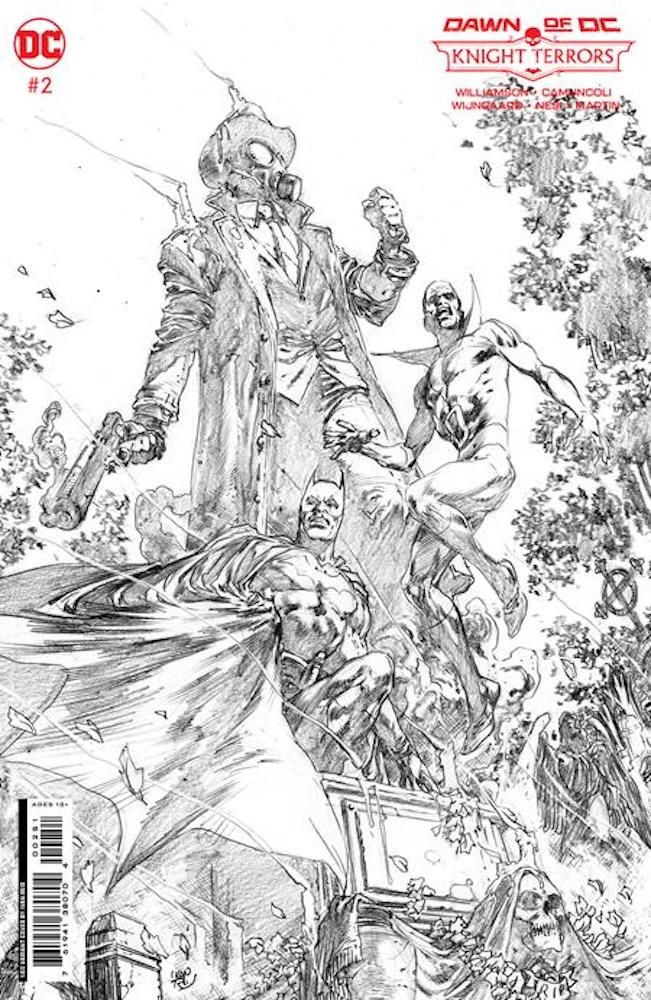 Knight Terrors: #2 (Cover F Ivan Reis Black & White Card Stock Variant) 2 Knight Terrors: #2 (Cover F Ivan Reis Black & White Card Stock Variant)