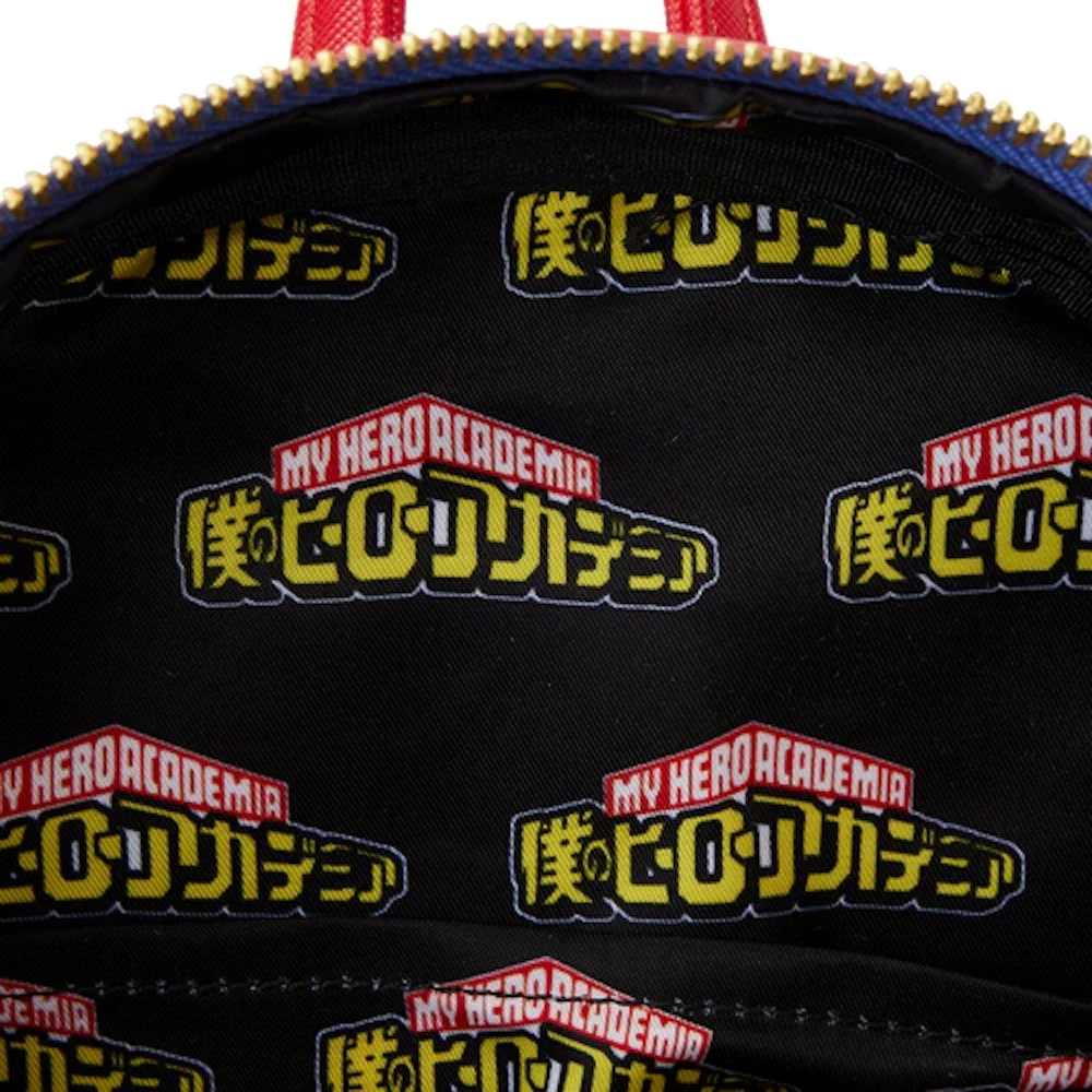 My Hero Academia: Loungefly Mini Backpack: Group Debossed Logo 7 My Hero Academia: Loungefly Mini Backpack: Group Debossed Logo - Image 5