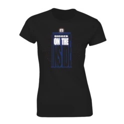 Doctor Who: Women's Fit T-Shirt: Bigger On The Inside Quote
