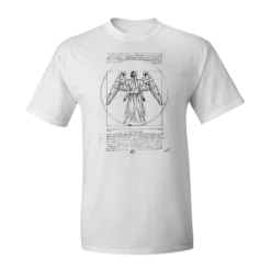 Doctor Who: T-Shirt: Vitruvian Weeping Angel