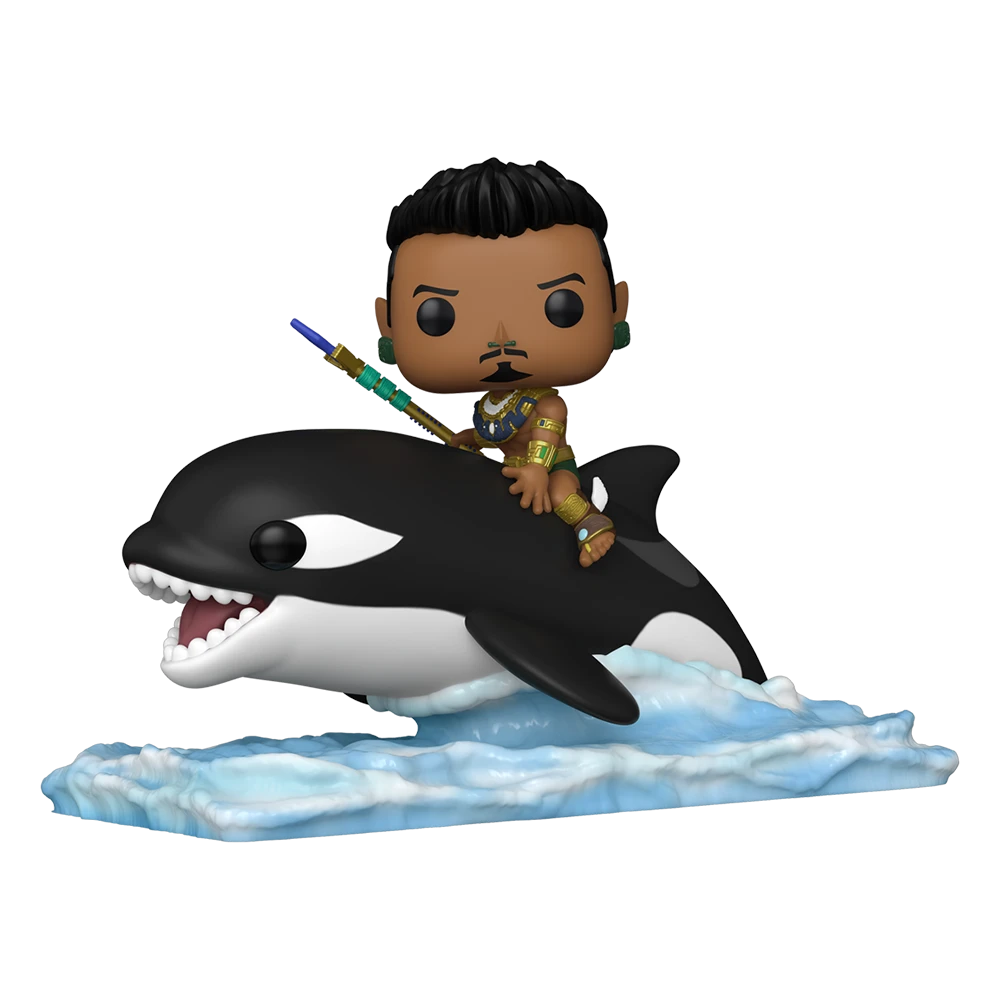 Black Panther: Wakanda Forever: Pop! Ride Suer Deluxe Vinyl Figure: Namor With Orca 4 Black Panther: Wakanda Forever: Pop! Ride Suer Deluxe Vinyl Figure: Namor With Orca - Image 2