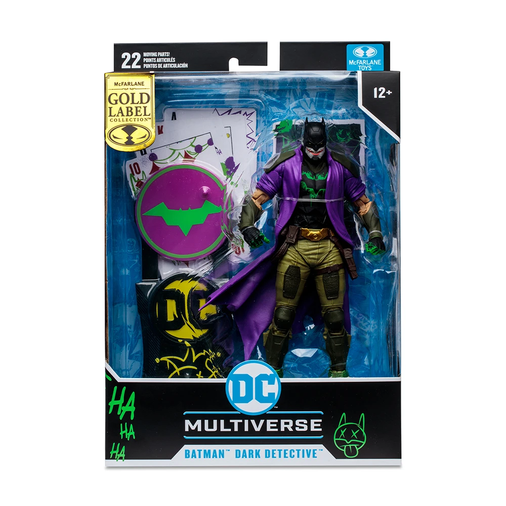 DC Multiverse: Gold Label Action Figure: Batman: Dark Detective (Jokerized) 4 DC Multiverse: Gold Label Action Figure: Batman: Dark Detective (Jokerized) - Image 2