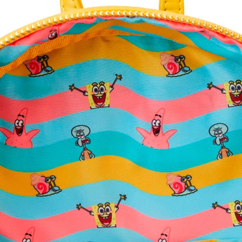 Spongebob Squarepants: Loungefly Mini Backpack: Pineapple House 7 Spongebob Squarepants: Loungefly Mini Backpack: Pineapple House - Image 5
