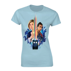 Doctor Who: Women's Fit T-Shirt: Rainbow VWORP