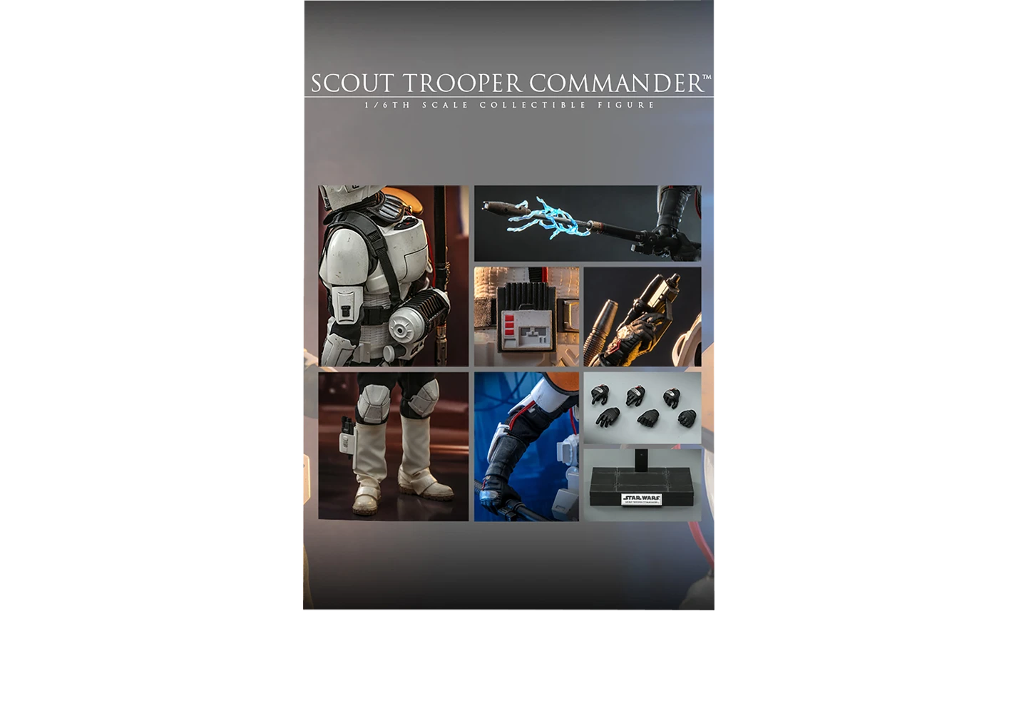 Star Wars: Jedi Survivor: 1:6 Scale Hot Toys Action Figure: Scout Trooper Commander 3 Star Wars: Jedi Survivor: 1:6 Scale Hot Toys Action Figure: Scout Trooper Commander