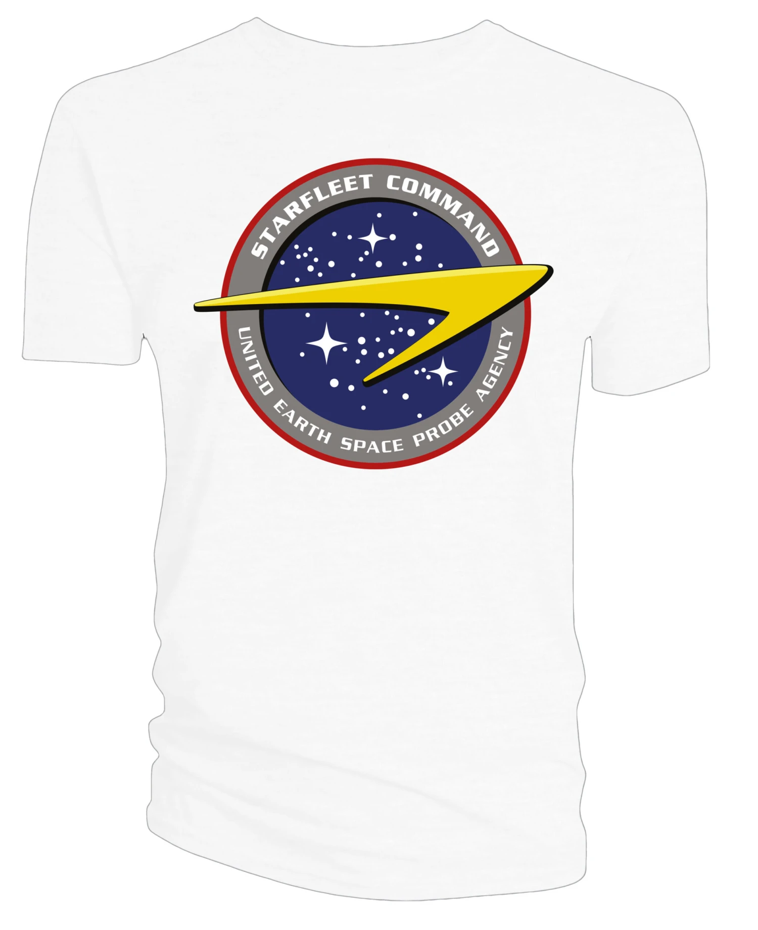 Star Trek: Enterprise: T-Shirt: Starfleet Command (White) 3 Star Trek: Enterprise: T-Shirt: Starfleet Command (White)