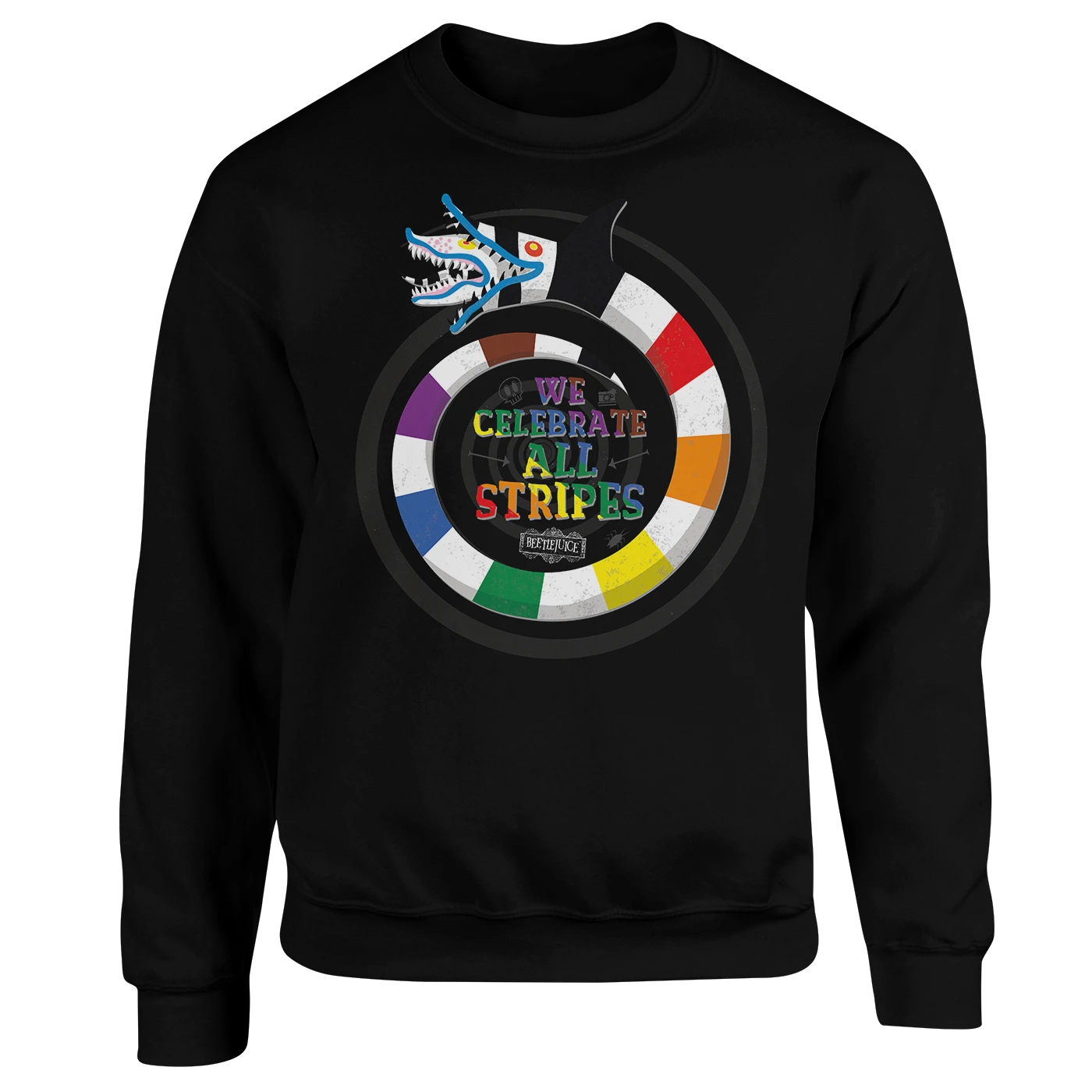 Beetlejuice: Sweatshirt: We Celebrate All Stripes 4 Beetlejuice: Sweatshirt: We Celebrate All Stripes - Image 2