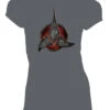 Star Trek: Women's Fit T-Shirt: Klingon Symbol (Charcoal) 1 Star Trek: Women's Fit T-Shirt: Klingon Symbol (Charcoal) -Fashion Select Toys Store eaa332c70f433c2906f012aa87f9bddd43c2