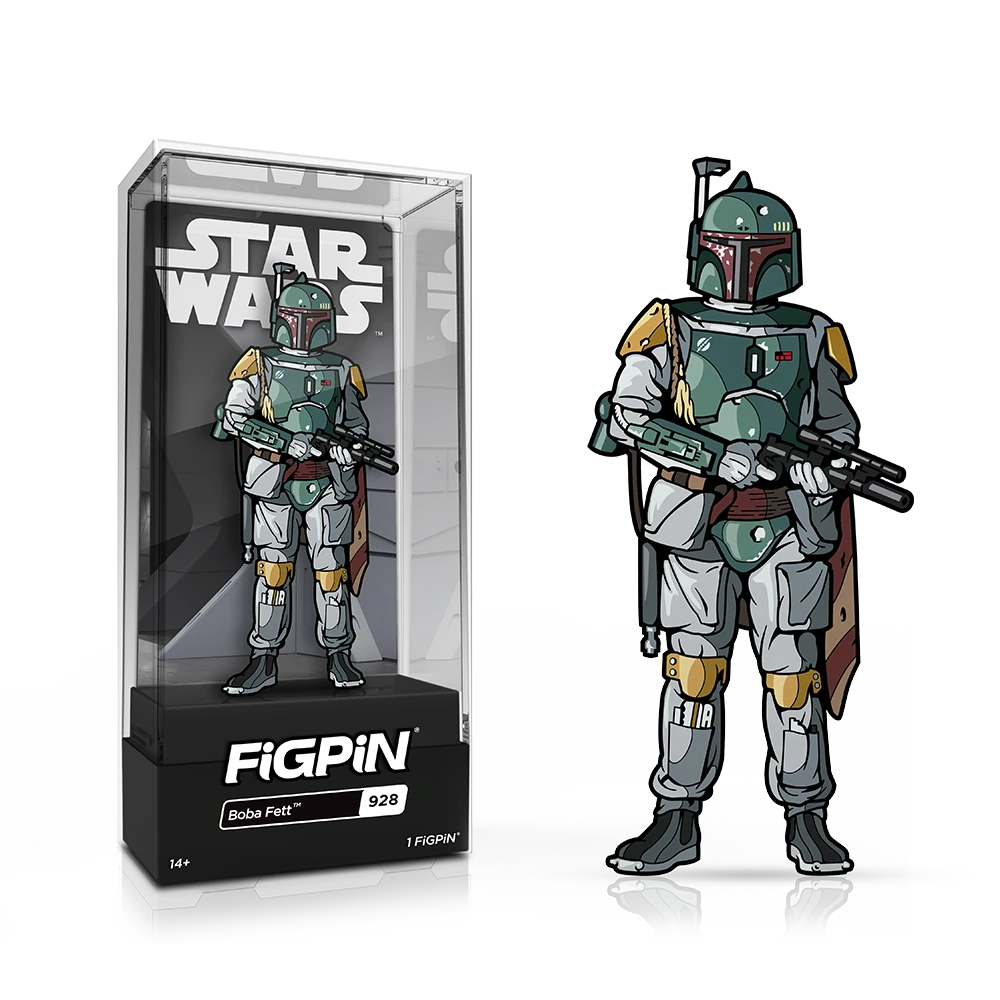 Star Wars: The Empire Strikes Back: FiGPiN Pin Badge: Boba Fett (SWC Exclusive) 3 Star Wars: The Empire Strikes Back: FiGPiN Pin Badge: Boba Fett (SWC Exclusive)