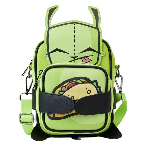 Nickelodeon: Invader Zim: Loungefly Cosplay Crossbuddies Bag: Gir 4 Nickelodeon: Invader Zim: Loungefly Cosplay Crossbuddies Bag: Gir - Image 2