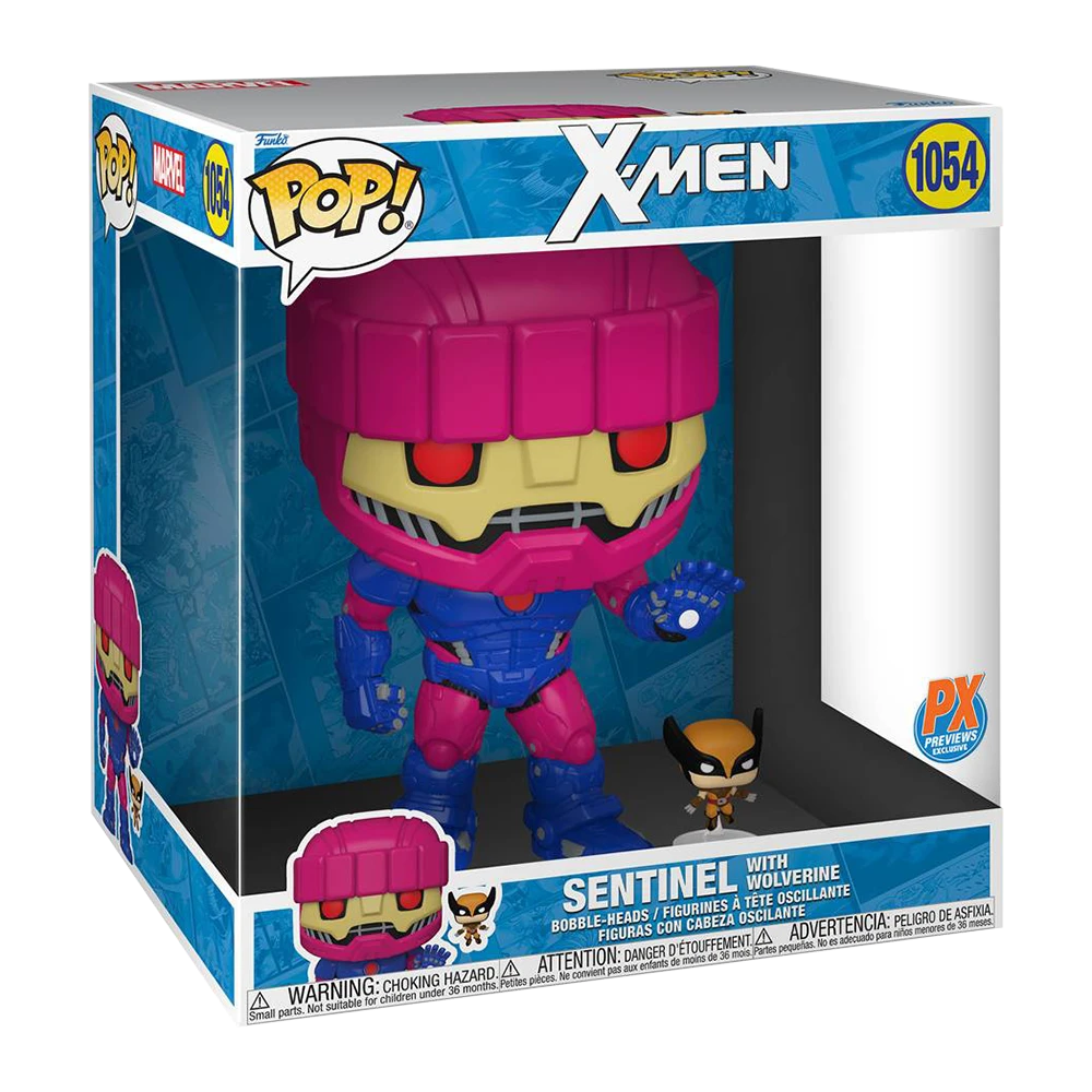 X-Men: Jumbo Pop! Vinyl Figure: Sentinel & Wolverine (PX Exclusive) 3 X-Men: Jumbo Pop! Vinyl Figure: Sentinel & Wolverine (PX Exclusive)