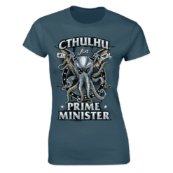 Forbidden Planet Originals: Women's Fit T-Shirt: Cthulhu For Prime Minister