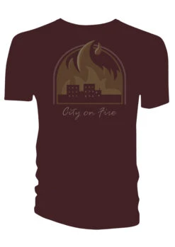 Life Is Strange: Before The Storm: T-Shirt: Chloe's City On Fire