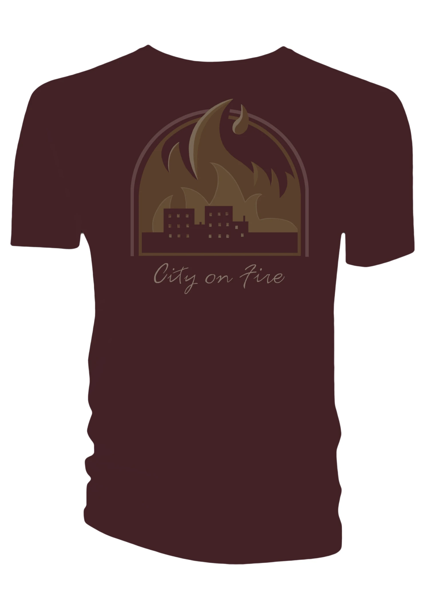 Life Is Strange: Before The Storm: T-Shirt: Chloe's City On Fire 3 Life Is Strange: Before The Storm: T-Shirt: Chloe's City On Fire