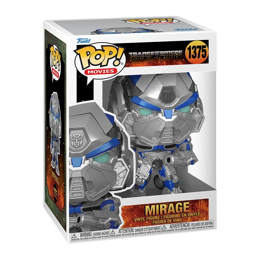 Transformers: Rise Of The Beasts: Pop! Vinyl Figure: Mirage 4 Transformers: Rise Of The Beasts: Pop! Vinyl Figure: Mirage - Image 2
