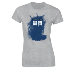 Doctor Who: Women's Fit T-Shirt: Modern Art TARDIS