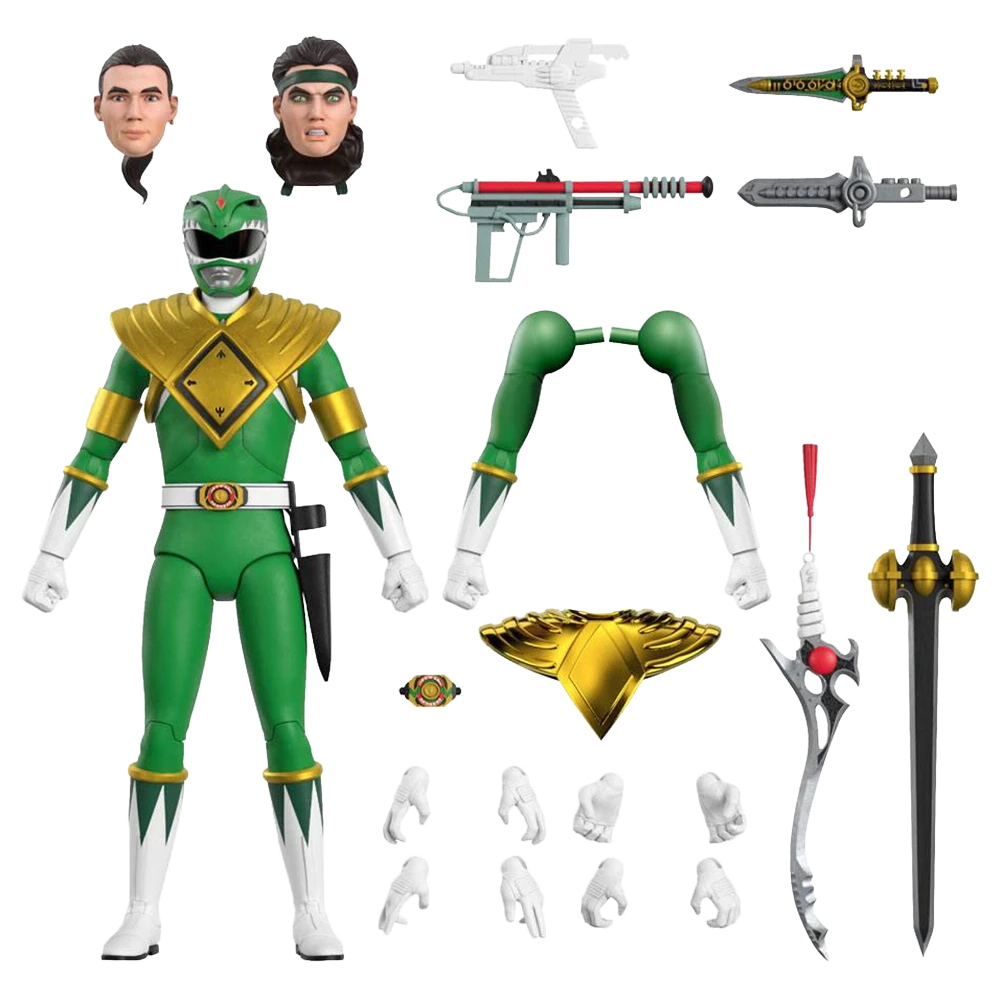 Mighty Morphin Power Rangers: Ultimates Action Figure: Green Ranger 4 Mighty Morphin Power Rangers: Ultimates Action Figure: Green Ranger - Image 2