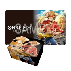 One Piece: Card Game: Playmat & Storage Box Set (Monkey D. Luffy)