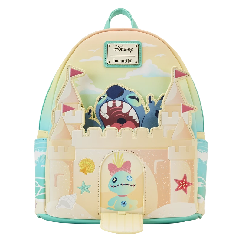 Disney: Lilo & Stitch: Loungefly Mini Backpack: Stitch Sandcastle Beach Surprise 8 Disney: Lilo & Stitch: Loungefly Mini Backpack: Stitch Sandcastle Beach Surprise - Image 6